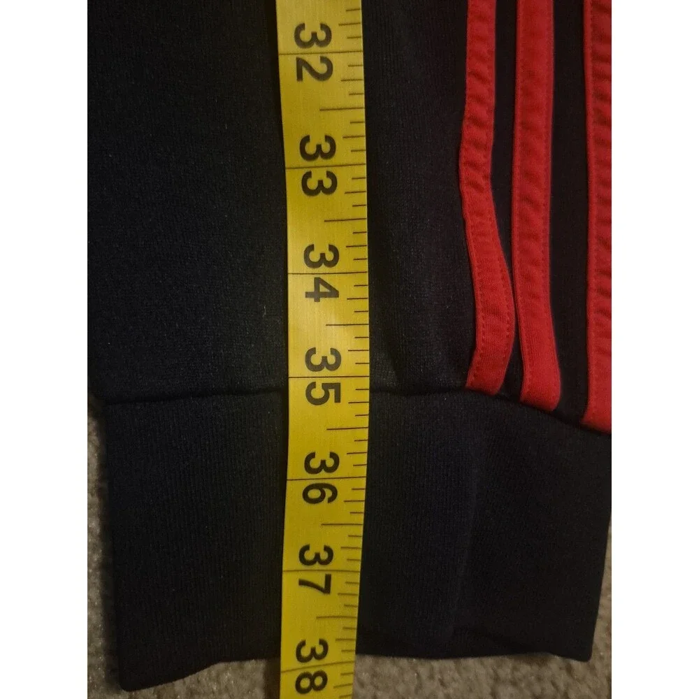Adidas Originals Superstar Cuffed Track Pants Red Black Mens Size XL